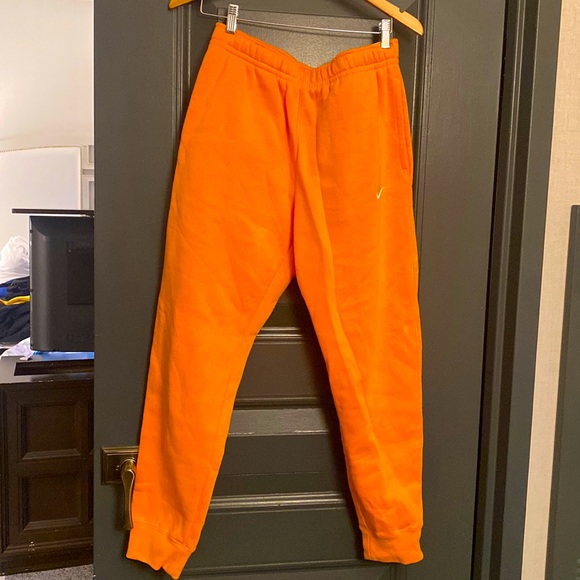 Nike Pants Nwt Bright Orange Jogger Medium Poshmark